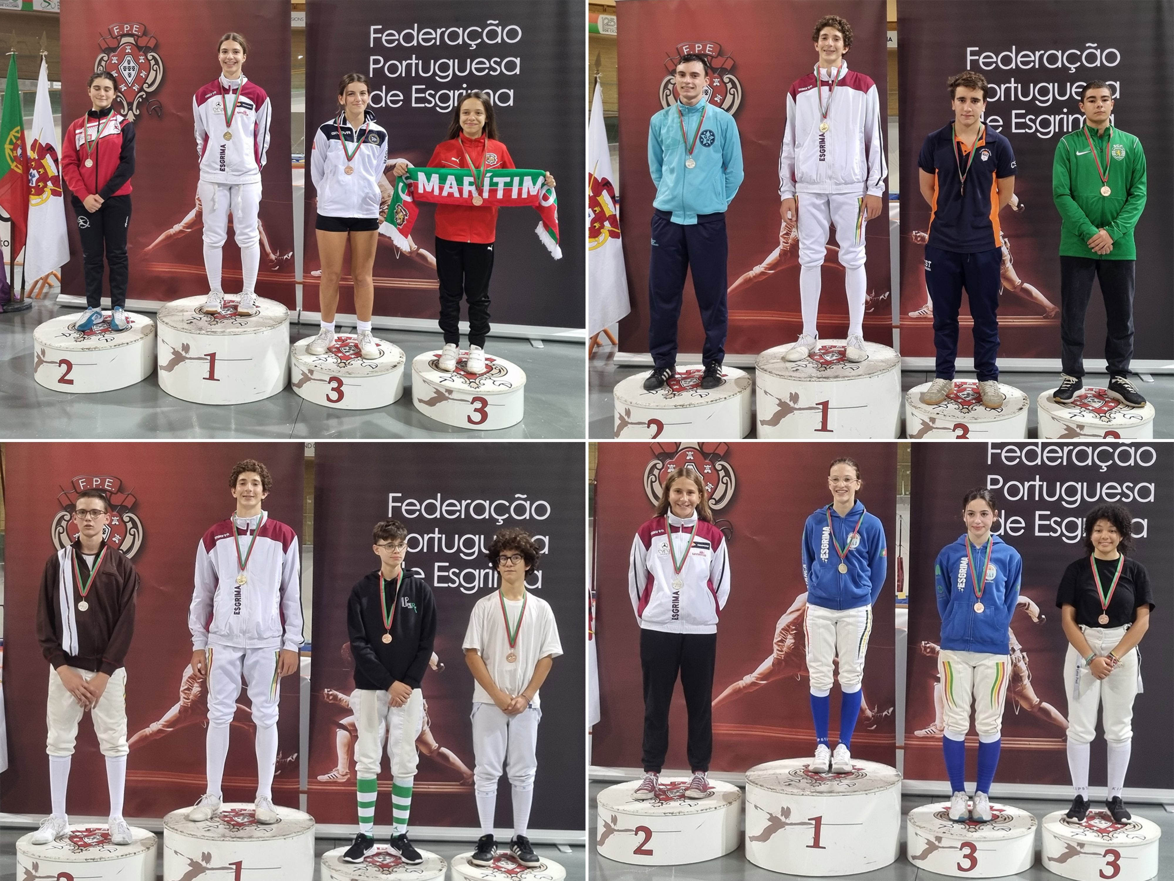 Academia de Esgrima João Gomes conquista pódios na 1ª etapa do Circuito Nacional Juvenil