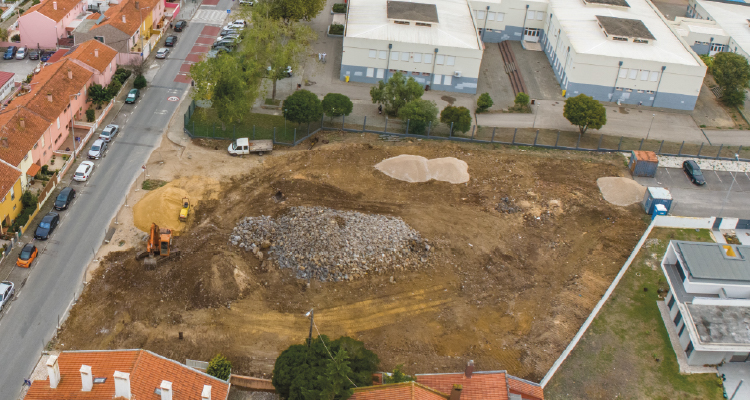 Obras de requalificação em Algueirão-Mem Martins