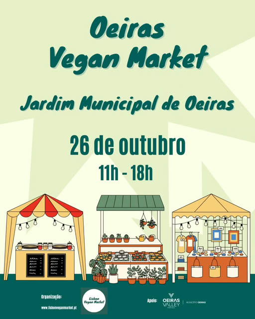 Oeiras Vegan Market regressa este sábado ao Jardim de Oeiras