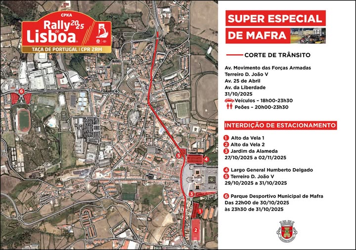 Rali de Lisboa arranca esta sexta-feira